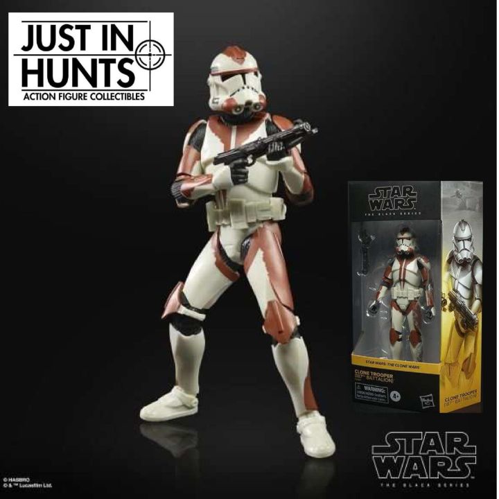 Hasbro Star Wars Black Series The Clone Wars 6" Clone Trooper (187th ...