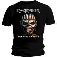 Hot sale Iron Maiden band graphic Mens 100% Cotton Round Neck Short Sleeve T-Shirt  Adult clothes