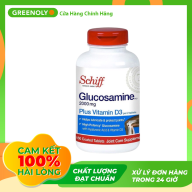 Viên Uống Hỗ Trợ Xương Khớp Schiff Glucosamine 2000mg Plus Vitamin D3 150 Viên - Greenoly Việt Nam phân phối chính hãng thumbnail