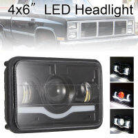 4X6นิ้ว150W 15000LM LED ไฟหน้า Hi-Lo สีแดง/สีขาว DRL Sealed Beam โคมไฟ Fit สำหรับ Toyota Pickup Truck