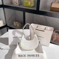 ♔ Foreign trade Hong Kong MACK JHARL niche laser underarm bag high-end crescent bag womens summer 2022 new