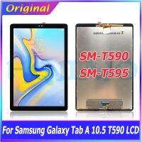 LCD ของแท็บเล็ตและแผงชิ้นส่วนจอสัมผัสแอลซีดีของเครื่องแปลงดิจิทัล Samsung Galaxy Tab A 10.5 T590 T595สำหรับแท็ปซัมซุง10.5