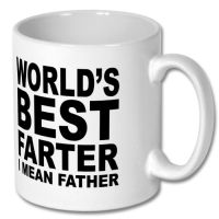 Personalized Fathers Day gifts for worlds best farter ever customized coffee mug thermal office tea cup cups mugs home gsyj