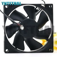 AD08012UX257301 DC12V 0.30A 3-Line Cooler Fan 80x80x25MM 8025 Square Cooling Fan Brand New