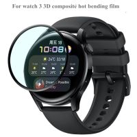 2pcs 3D Curved Screen Protector for Huawei Watch 3 / 4 Pro Soft Protective Glass Cover on the for Huawei Smart Watch 3 3pro Film