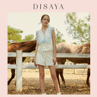 [DISAYA] - Rose Organza Jacquard Pants กางเกงขาสั้นแจ็คการ์ดRose Organza