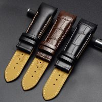 ♧ สายนาฬิกาหนัง Cowhide ชายสำหรับ Tissot 1853 Couturier Arc อินเทอร์เฟซสายนาฬิกาผีเสื้อ Clasp T035407 T035410 T035617 627