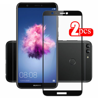 2PCS Tempered Glass For Huawei P Smart 2018 glass PSmart Screen Protector Enjoy 7S for Huawei P Smart 2019 Film huawey 3D Curved Bumper Stickers Decal