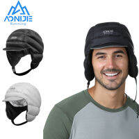 AONIJIE M35 M36 Winter White Duck Down Hat Cap Beanie Balaclava Ear Protector Scarf Cycling Camping Skiing Snowboard Hiking