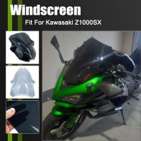 แผ่นเบี่ยงกระจกรถยนต์กันลมสำหรับป้องกันแบบ Ninja1000sx กระจกรถจักรยานยนต์ Z1000SX เหมาะสำหรับคาวาซากิ Z 1000 SX 2017 2018 2019 2020 21