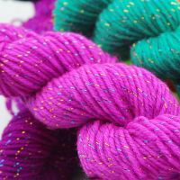 50g Glitter Wool Acrylic Yarn Crochet Thin Thread Shiny Yarn Hook Cushion Cross Stitch Hand Knitting Yarn DIY Handmade Sweater