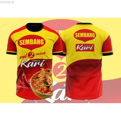Sembang (สต็อกเพียงพอ) 2023 NEW kari Sublimation Tshirt | Maggie Kari | Plus sizeคุณภาพสูง size:S-5XL