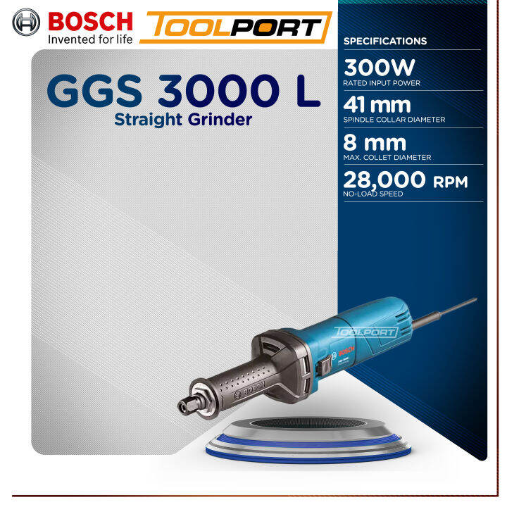 Bosch GGS 3000 L Professional Straight Grinder ( 300W ) [ TOOLPORT