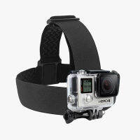 、][] เข็มขัดยึด Go Pro แบบปรับได้ Action Camera Head Strap Support Holder Headband For Gopro Hero 11 10 9 8 7 Accessories