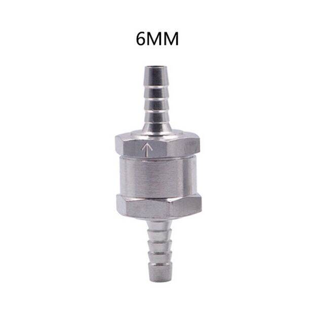 Aluminium Alloy Petrol Diesel Fuel Non Return Check Valve Water Fuel Line One Way Check Valve