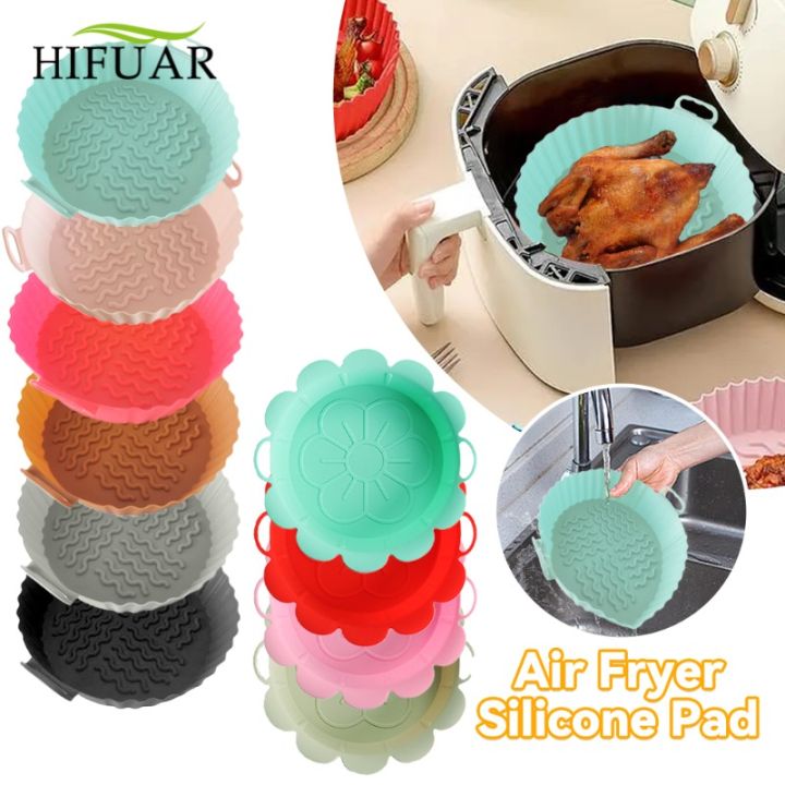 Silicone Air Fryer Liner Round Airfryer Oven Baking Trays for Pizza