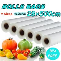 Kitchen Food Vacuum Bag Storage Bags for Vacuum Food Sealer Bags Keep Food Fresh Kitchen Accessories12/15/20/25cmx500cm