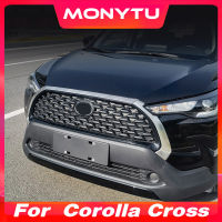 สำหรับ Toyota Corolla Cross Body ชุดด้านหน้าเป็นสแตนเลสสตีล Grille Guards Trim Strip รถอุปกรณ์สติ๊กเกอร์ประดับรถภายนอก2021 2022 2023