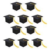 【hot】 10Pcs Doctor Hat Cap Graduation Celebration Decoration Supplies Students Gifts Packing