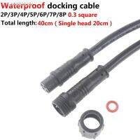 ❣ 5Pair Waterproof 2 3 4 5 6 7 8Pin Cable Wire Plug for LED Strips Male and Female Jack 22mm nut Connector 20CM OD 6mm