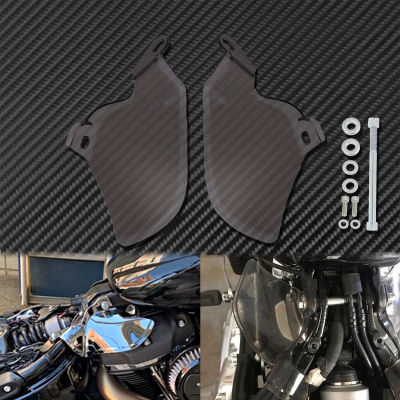 Motorcycle Saddle Shields Heat Deflector Saddle Shields Air Heat Deflector For Harley Softail Street Bob FXBB Breakout 2018-2020