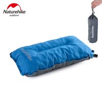 【LZ】✽  Naturehike auto inflar travesseiro esponja ultraleve dobrável compacto almofadas infláveis viagem ao ar livre travesseiro de acampamento