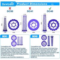 ‘；【。 HEPA Filters For Dyson DC40 Handheld Vacuum Cleaner Washable Front Back Pre Post Motor Filter Replacement Accessories Parts