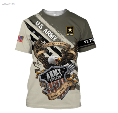 2023 3d Us Army Veterans T-shirt, Perfect Fashion Clothing for Veterans Unisex