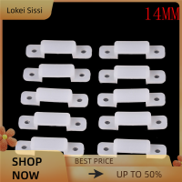 Lokei 10pcs 10/14/17mm ซิลิคอน LED คลิปสำหรับตัวเชื่อมต่อ RGB Strip