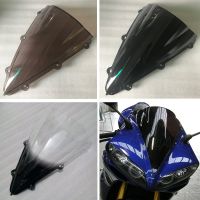 ♣กระจกบังลม YZFR1สำหรับ2004 2005 2006 Yamaha YZF 1000 R1หน้าที่เบนทางลมกันกระแทกคู่ YZF-R1 R1 YZF 04 05 06