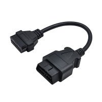 Newest OBD2 OBD 16Pin Extension Cable Connector 30cm Male To 16Pin Female extend OBD II adapter For ELM327 Free Shipping