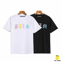 เสื้อแขนสั้น 【Lemon】เสื้อยืด Palm angels ตัวอักษรสีบนหน้าอก [Limited Edition]