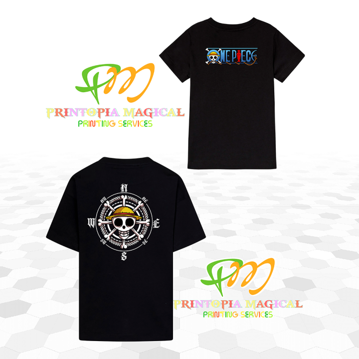 One Piece Logo Tshirt DTF Print Unisex Lazada PH
