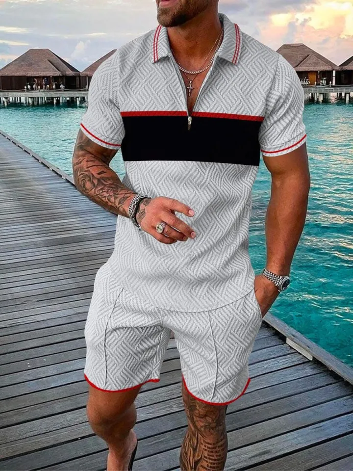 Tiger King Summer 3D Printed Men's T-shirt Shorts Sets Men's off  white Tracksuit O-Neck Short Sleeve Mens Clothes Suit 2-piece