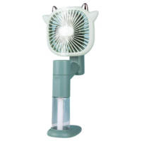 Mini Personal Portable Fan, Folding Spray Cool Handheld Fan, Personal Cooling Mist Humidifier USB Charging Fan