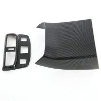 For RX 350H 450H 500H 2023 2024 Rear Air Condition Outlet Cover Anti Kick Trim Decoration Accessories ,ABS Carbon