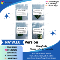 ชิปหมึก ชิปดรัม Xerox (NA*W.EU ไฟ 110V) WC7525/7530/7535/7545/7556/7825/7830/7835/7845/7855/7970