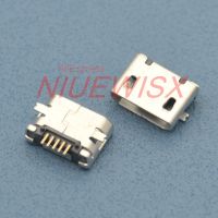 50Pcs Micro USB Type B Female 5Pin SMT Socket Jack Connectors Port PCB Board For Mobile Phone Mini USB Charging Socket