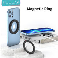 KUULAA Magnetic Metal Plate Ring For Magsafe Wireless Charger Magsafe Magnetic Plate Ring Support Wireless Charger Magnet Car Phone Holder Metal Sticker