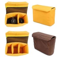☒✌♟ Shockproof For Canon Nikon Sony Velvet Camera Lens Cas Photography Protective Partition Padded Bag Camera Insert Bag