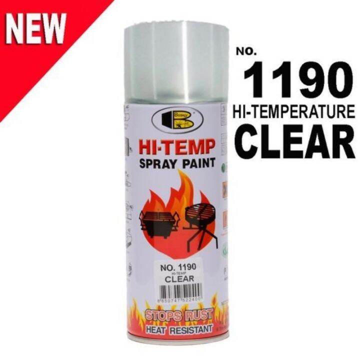 Bosny Hi Temp Clear No Spray Paint Lazada Ph