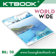 Gói 5 cuốn Tập Học Sinh Cao Cấp Giá rẻ Worldwide Giấy Trắng ĐL 70 gsm