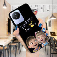 พร้อมเคสโทรศัพท์สำหรับ Vivo Y02A Y02T ซิลิโคนกันกระแทกเด็กชายตัวเล็กเคสโทรศัพท์เด็กผู้หญิงเด็กผู้ชายน่ารักดีไซน์สำหรับเด็กฝาหลังเคสโทรศัพท์ป้องกัน TPU