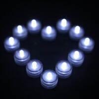 Floral Submersible LED Lights Mini Waterproof LED Tea Lights Candles Multi-color W Battery Lighting Home Vase Pool Party Decor