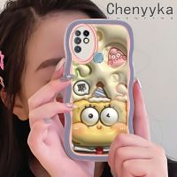 เคส Chenyyka สำหรับ Infinix Hot 10S NFC Hot 10T เคส X682C X682B การ์ตูน3D SpongeBob ลายปลาดาวแพททริกกันกระแทกแบบใสนิ่มเคสมือถือเคสโปร่งใสลายกล้องถ่ายรูปที่สร้างสรรค์ซิลิกาเจลฝาครอบป้องกัน