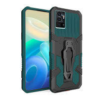 เคสสำหรับ Vivo V23E 5G กรณีผู้ถือเข็มขัดคลิปป้องกันการตั้งแคมป์กันกระแทกฝาครอบด้านหลังเสริมแรง