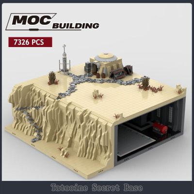 Ultimate Collector MOC Tatooine Secret Base Building Blocks Military Defense Basement Assamble Brick Model Kids Toys Xmas Gift