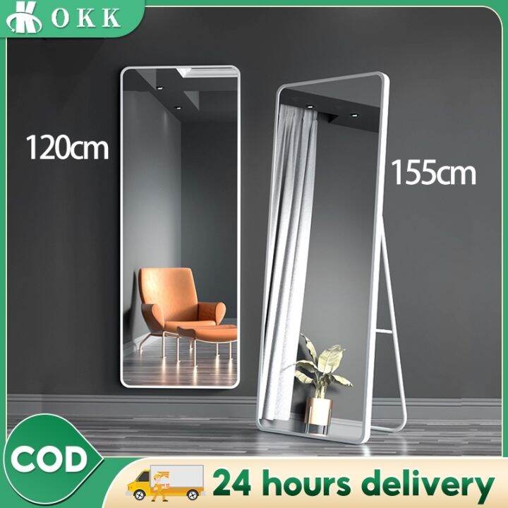 [Warranty]155cm Mirror Full Length Mirror with Stand European Style