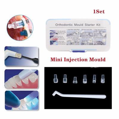 Dental Orthodontic Injection Mold Kit Mini Orthodontic Bracket Molding Accessories Bite Mold