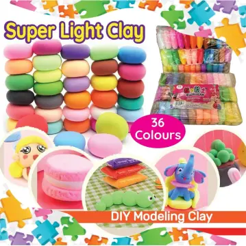 190g 12 Colors Non-Toxic Kids Plasticine Modelling Clay with Moulds - China  Modelling Clay, Colourful Modelling Clay